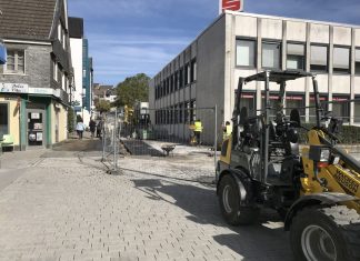 Archäologische Funde könnten den Zeitplan beeinträchtigen. Derzeit liegen die Arbeiten aber im Zeitplan. Foto: Kreisstadt Mettmann